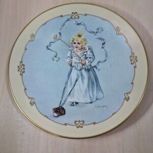 Hamilton Collection The Magic Kitten Maud Humphrey Bogart Porcelain Plate 1991
